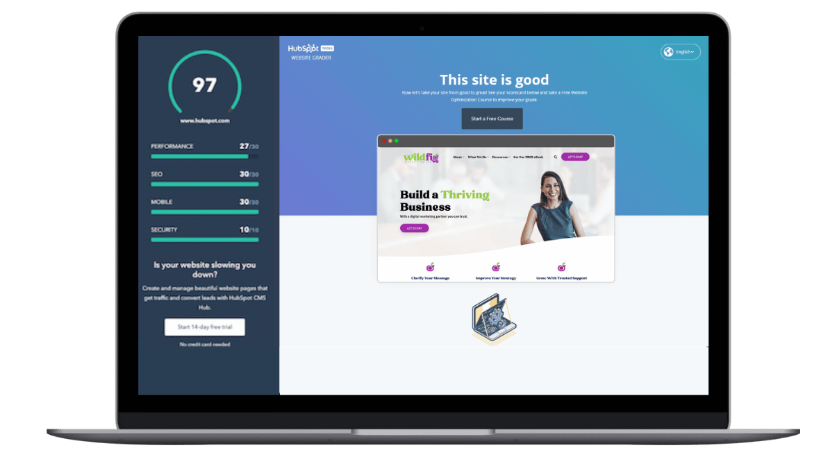 website grader bg 2026