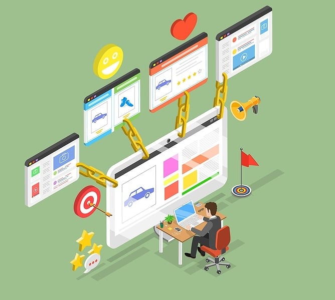 bigstock--d-Isometric-Flat-Vector-Conce-464487481