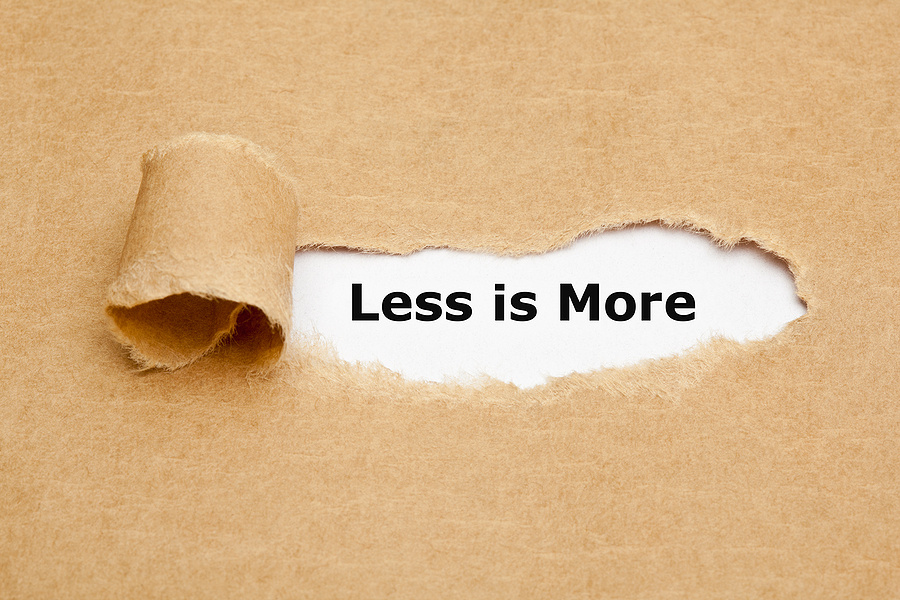 bigstock-Less-Is-More-Torn-Paper-115825001