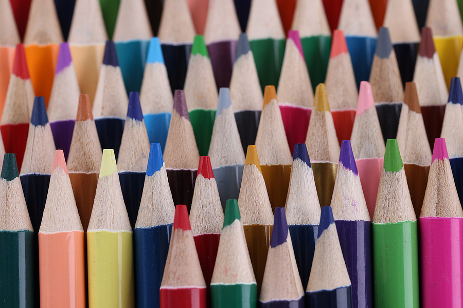 Macro-Photography-Of-Colored-Pencils
