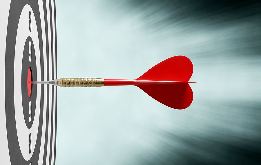 bigstock-One-Red-Dart-Arrow-Hitting-Tar-375695524