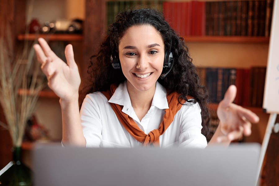 bigstock-Virtual-Web-Conference-Portra-401834180