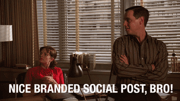 branded social post