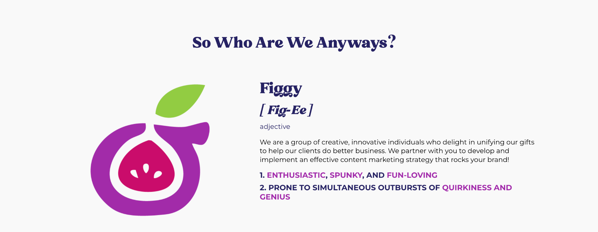 Wild Fig Who Are We