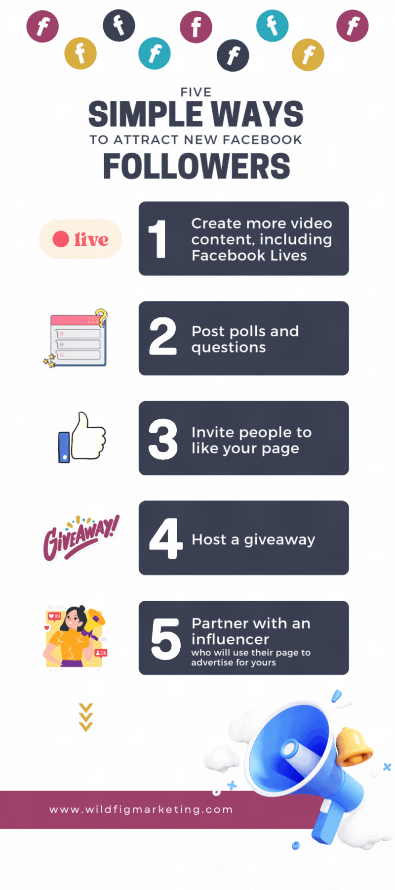 WFM Attract FB Followers Infographic